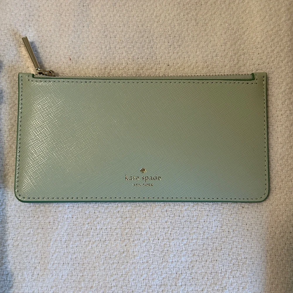 Kate Spade Mint Green Crossbody Bag with Matching Pouch - Picture 4 of 6